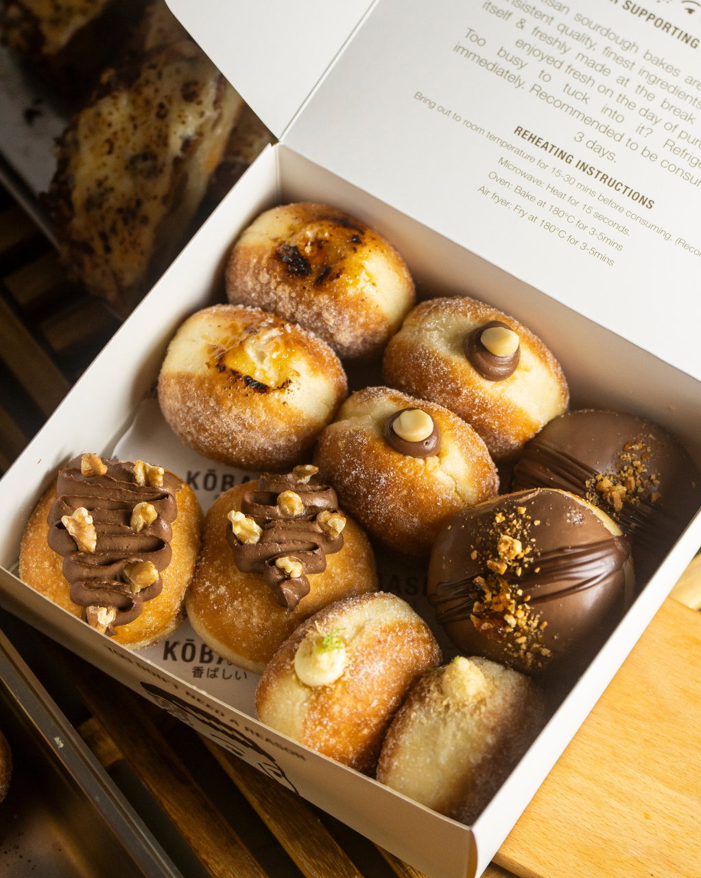 SPECIAL ASSORTED SOURDO'NUTS (Box of 5/10)