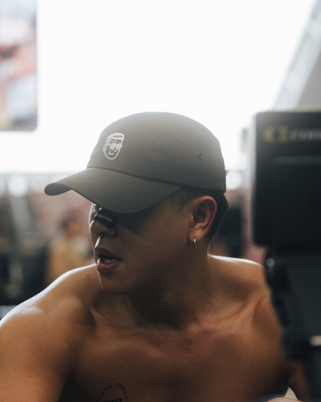 "GET DRENCHED" 5 PANEL BROWN