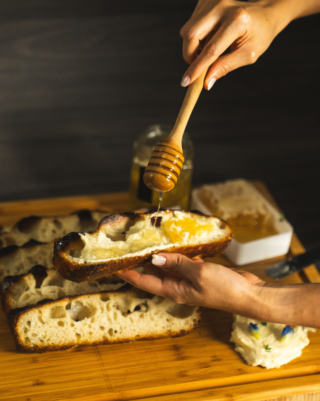 HONEYCOMB BRIE FOCACCIA