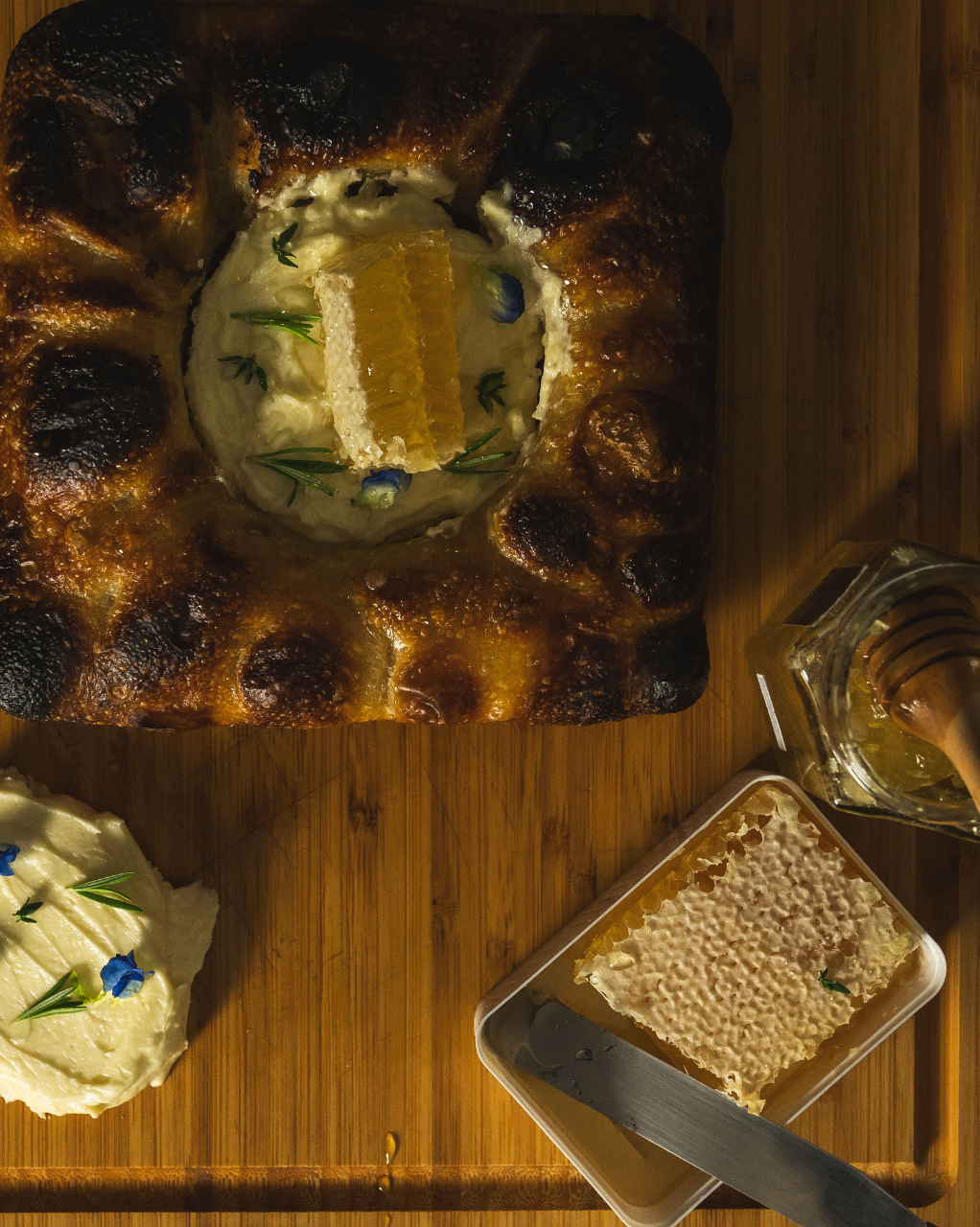 HONEYCOMB BRIE FOCACCIA