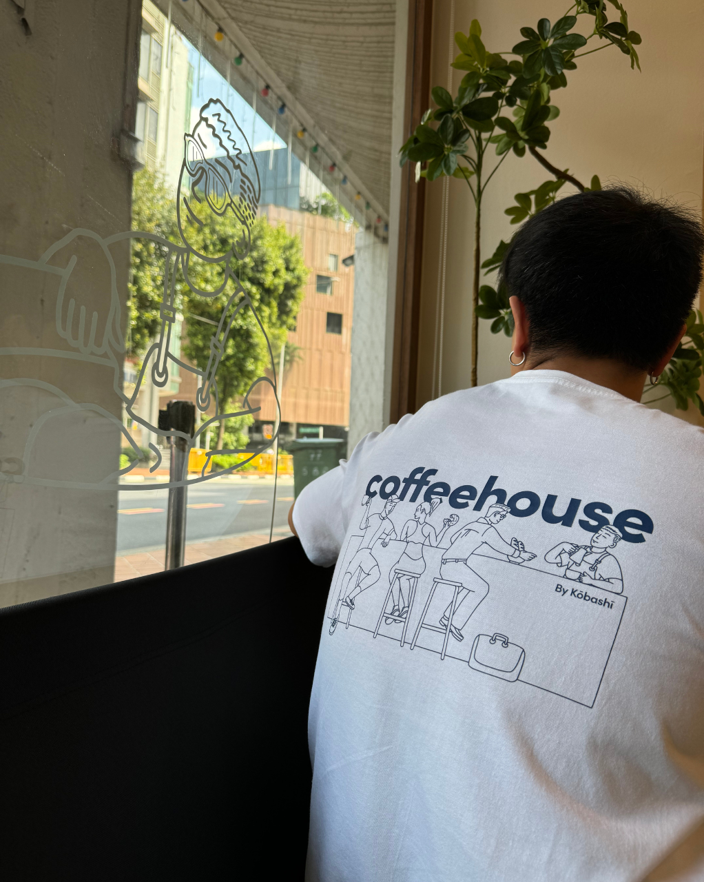 COFFEEHOUSE BY KOBASHI T-SHIRT (White)